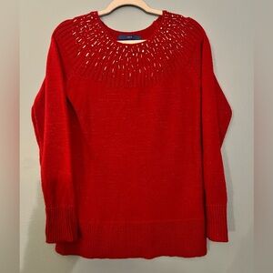 Apt. 9 Vibrant Red Women's Sweater